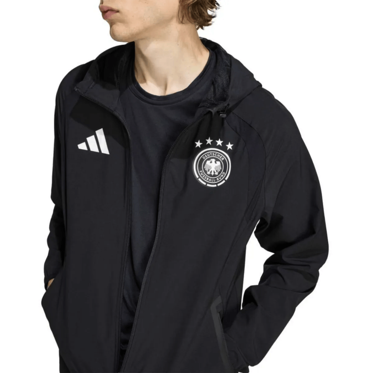 Germany Casual Travel hooded presentation tracksuit 2026/27 - Adidas-3