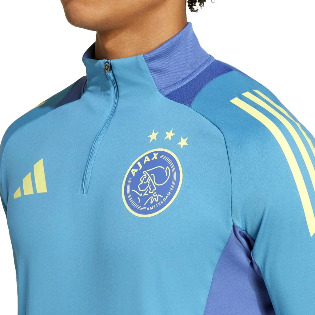 Ajax Amsterdam light blue training technical Soccer tracksuit 2024/25 - Adidas-3