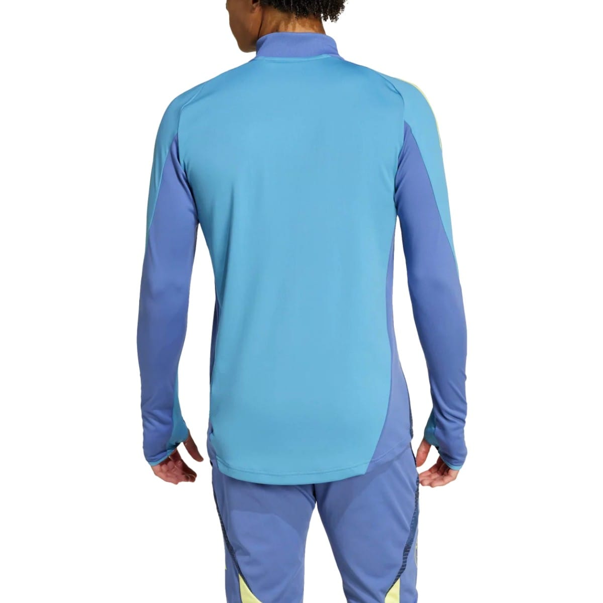 Ajax Amsterdam light blue training technical Soccer tracksuit 2024/25 - Adidas-1