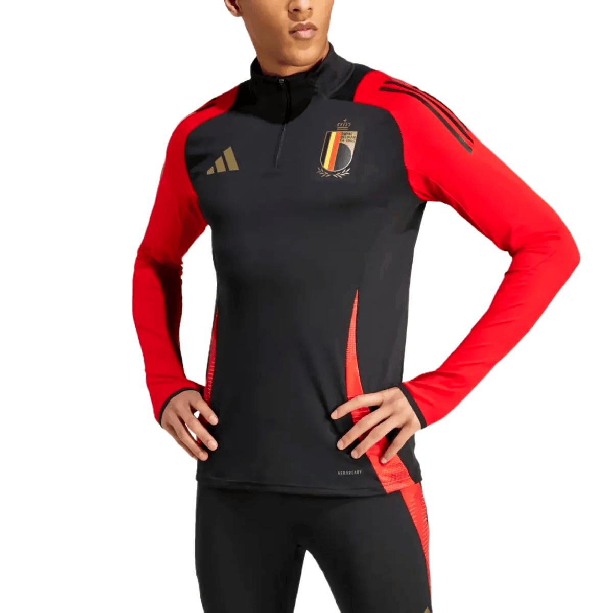 Belgium training technical soccer tracksuit 2024/25 - Adidas-1