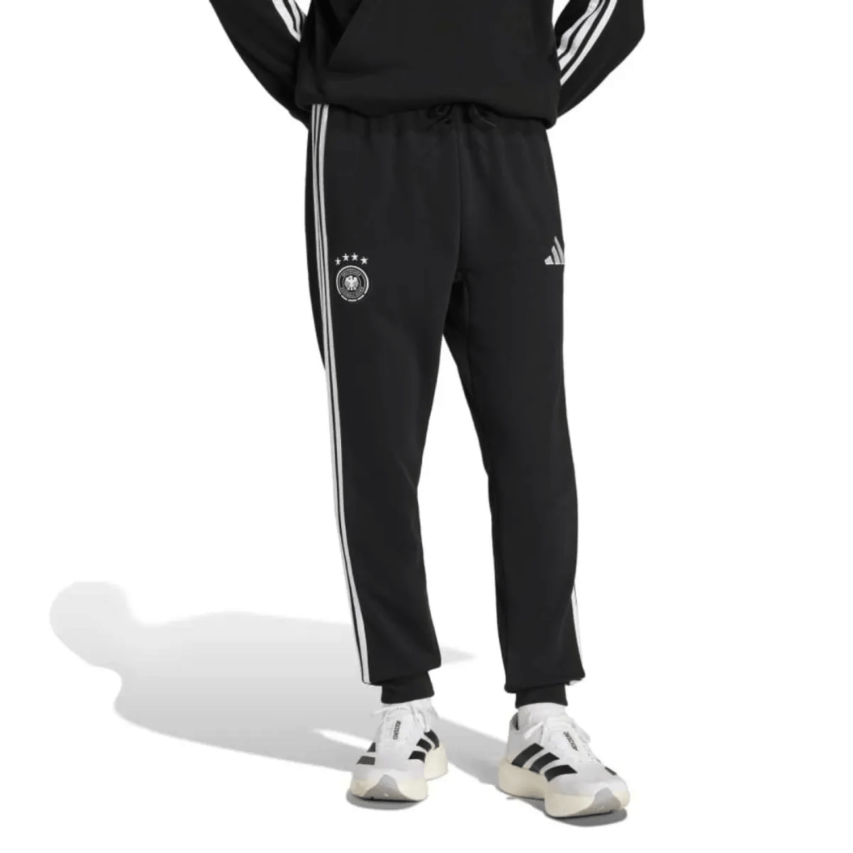 Germany Casual 3S black presentation sweat tracksuit 2026/27 - Adidas-2