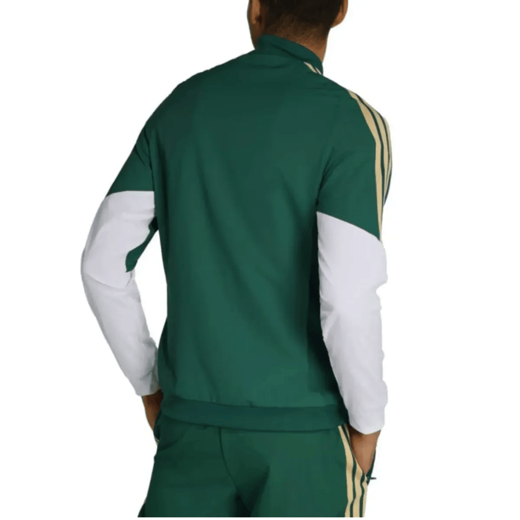 Italy green training presentation soccer tracksuit 2026/27 - Adidas-4