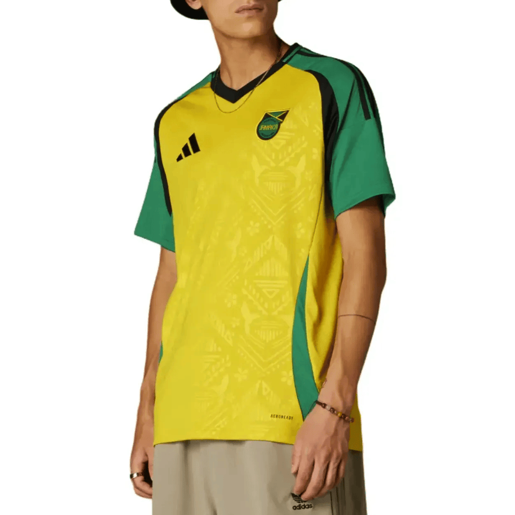 Jamaica national team Home soccer jersey 2024/25 - Adidas-2