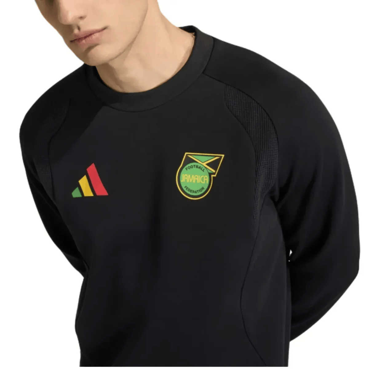 Jamaica black Casual Travel presentation sweat tracksuit 2026/27 - Adidas-3