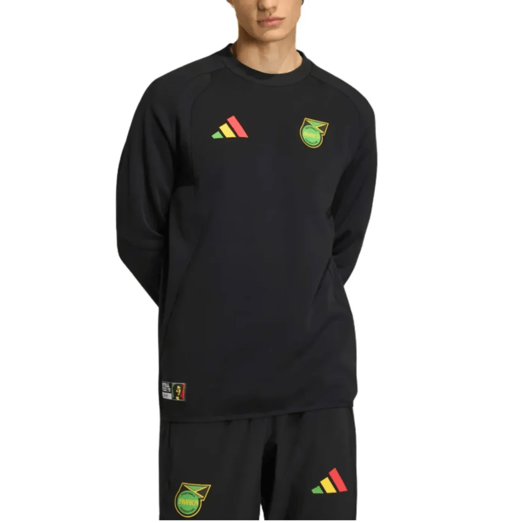 Jamaica black Casual Travel presentation sweat tracksuit 2026/27 - Adidas-0
