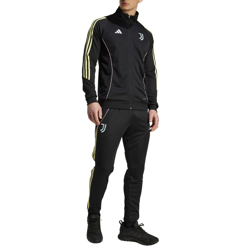 Juventus black training presentation bench tracksuit 2025/26 - Adidas-1