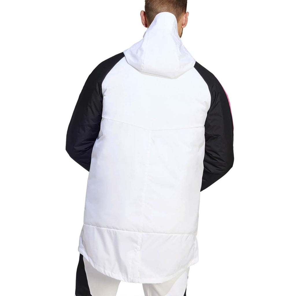 Juventus winter bench parka jacket 2023/24 white/black - Adidas-2