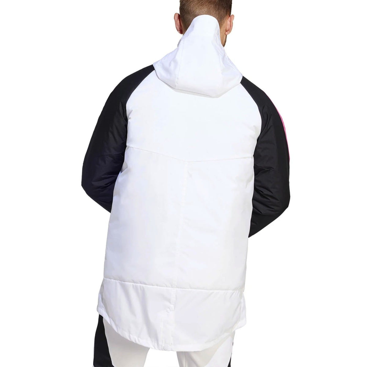 Juventus winter bench parka jacket 2023/24 white/black - Adidas-2