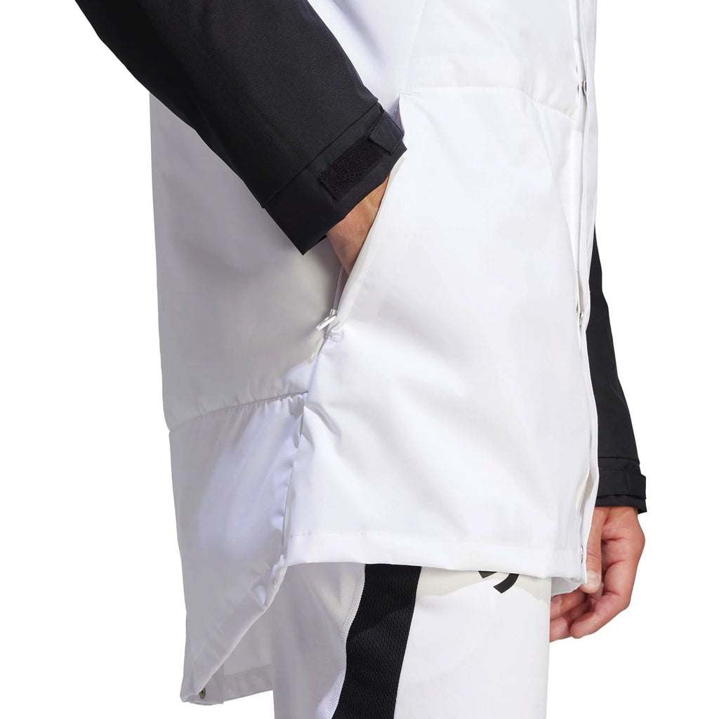 Juventus winter bench parka jacket 2023/24 white/black - Adidas-4