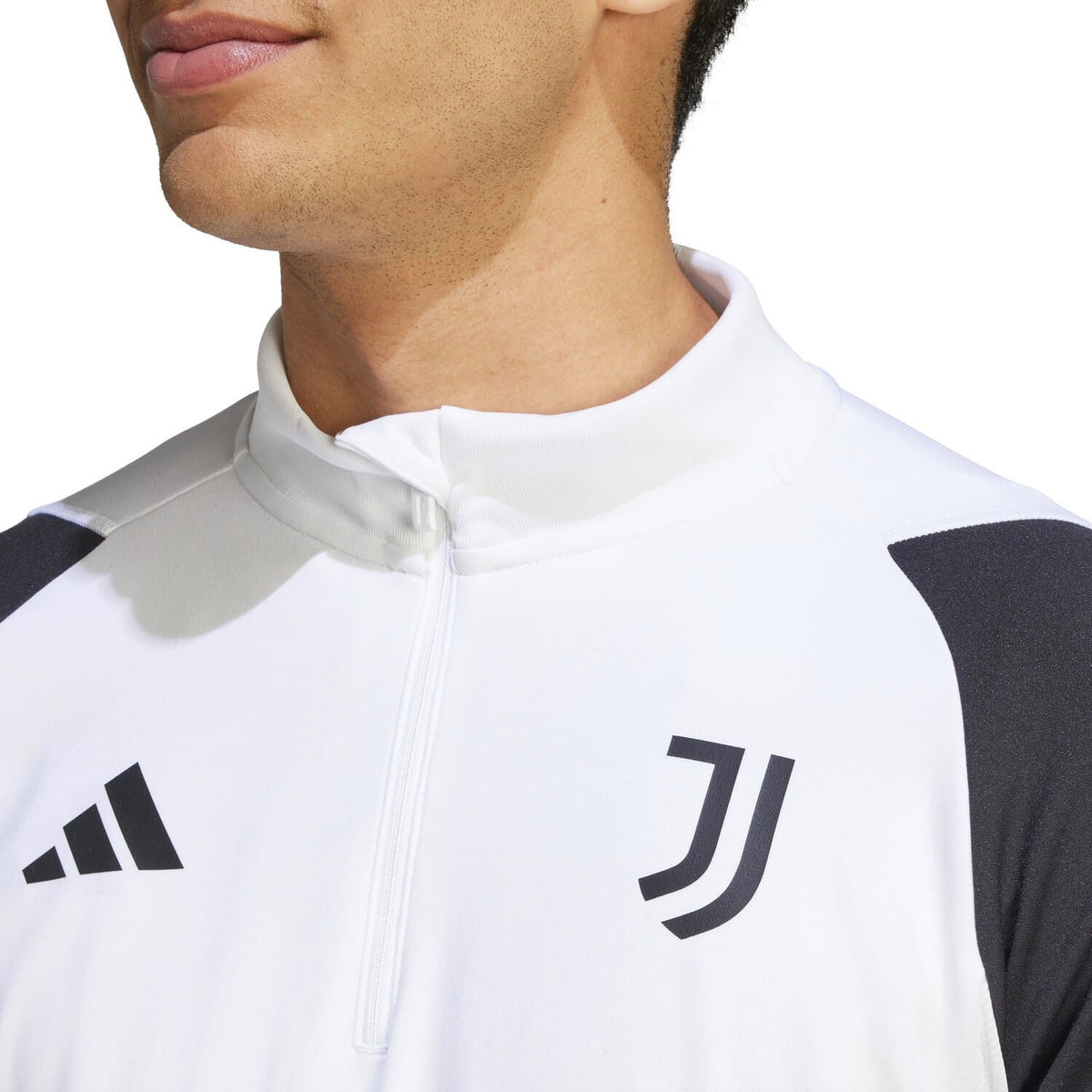 Juventus white training technical soccer tracksuit 2023/24 - Adidas-3