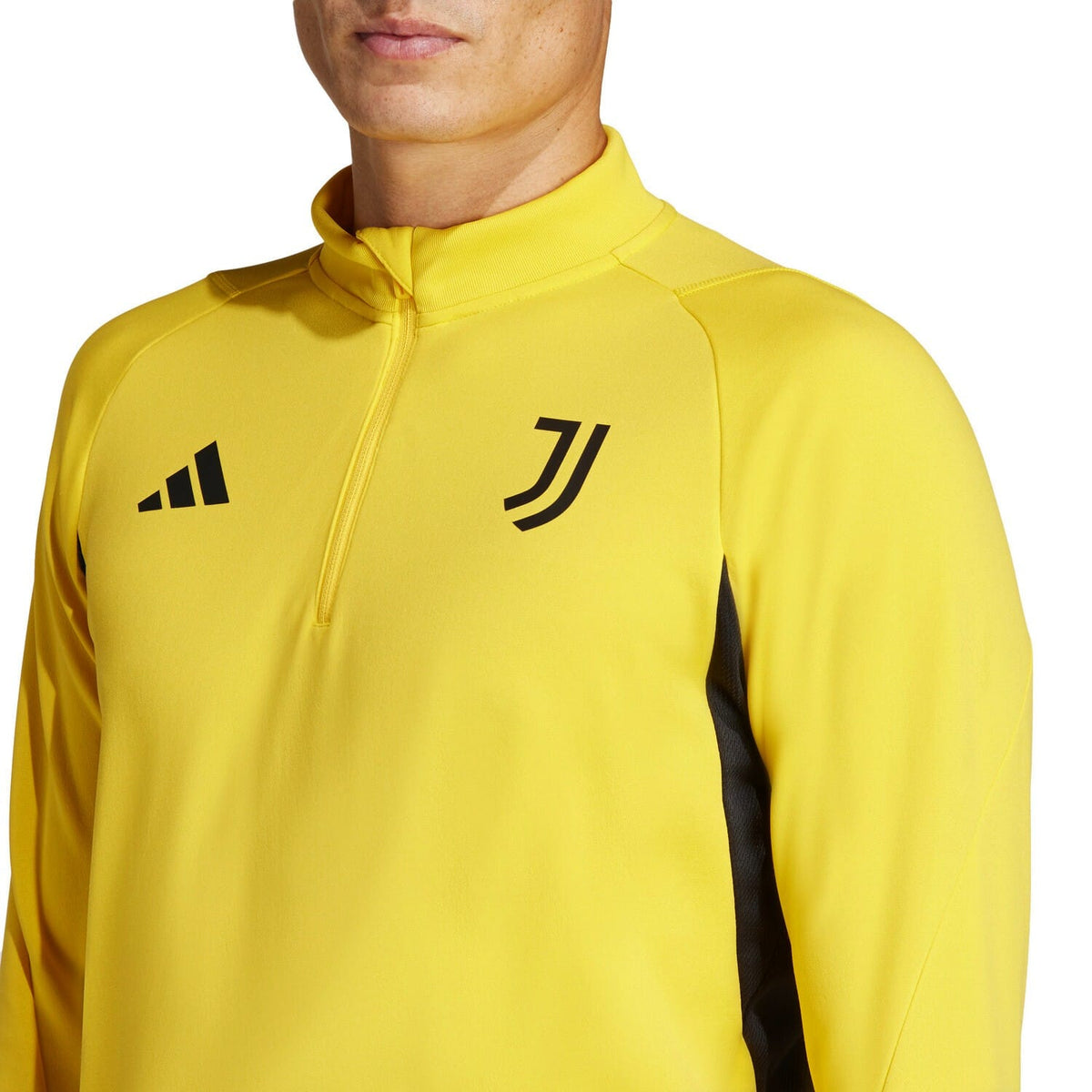 Juventus yellow training technical Soccer tracksuit 2024 - Adidas-4