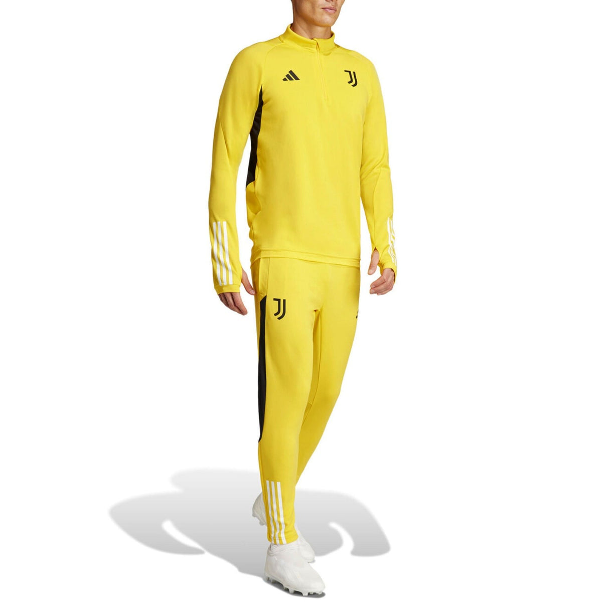 Juventus yellow training technical Soccer tracksuit 2024 - Adidas-2