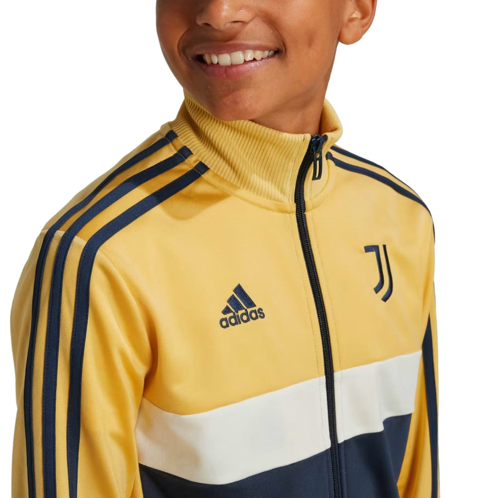 Kids - Juventus fanwear training presentation tracksuit 2024/25 - Adidas-3