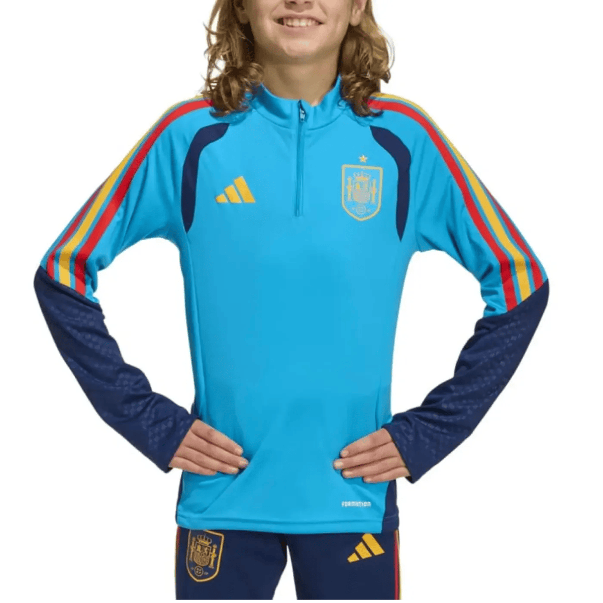 Kids - Spain training technical soccer tracksuit 2026/27 - Adidas-0