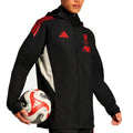 Liverpool FC black training rain jacket 2025/26 - Adidas-0