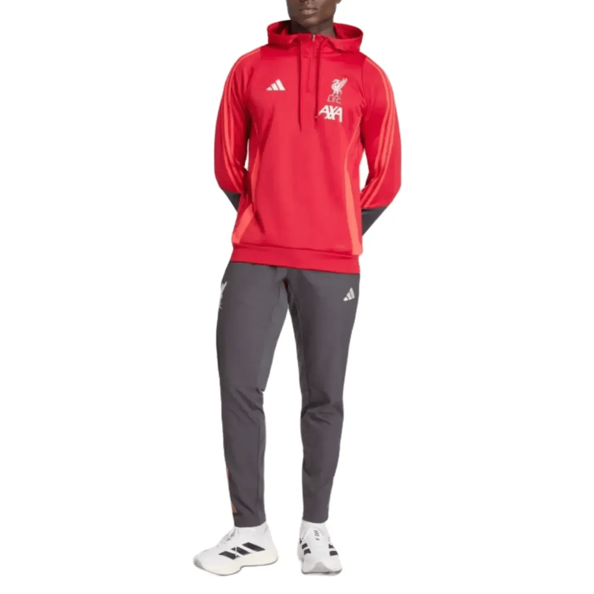 Liverpool FC red hooded training technical tracksuit 2026 - Adidas-1