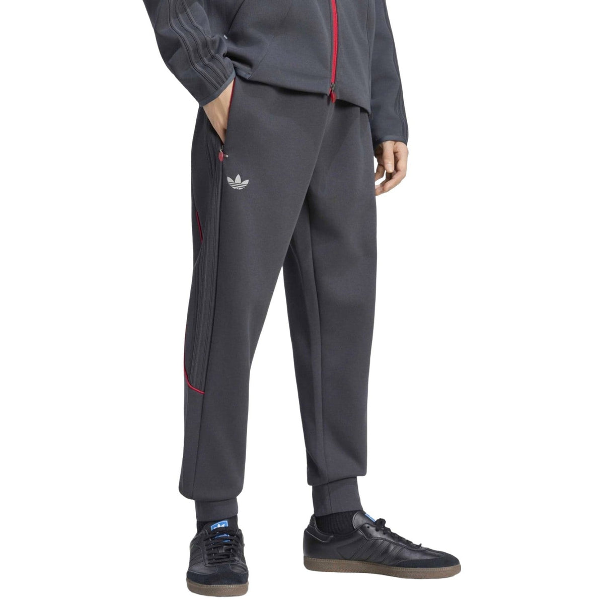 Liverpool FC Originals Fleece tracksuit 2026/27 dark grey - Adidas-3