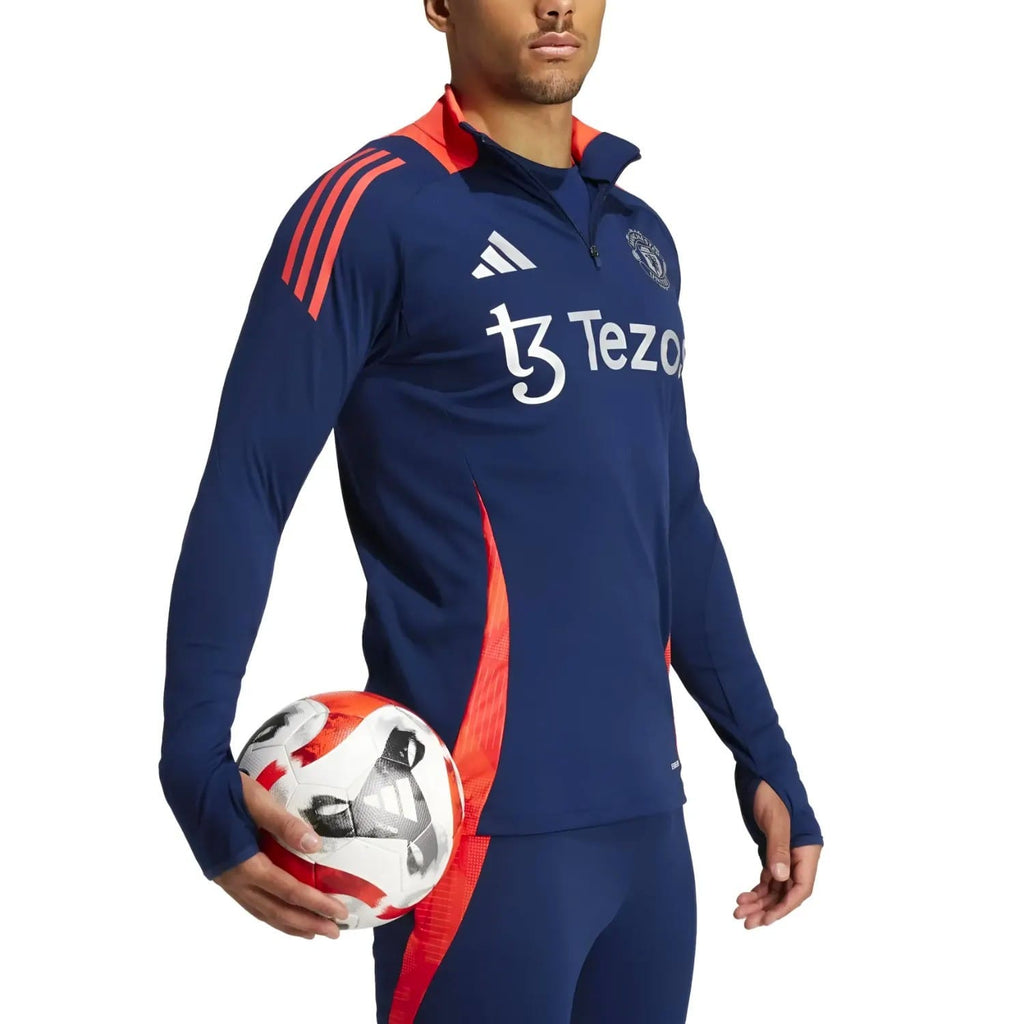 Manchester United navy training technical Soccer tracksuit 2024/25 - Adidas-2