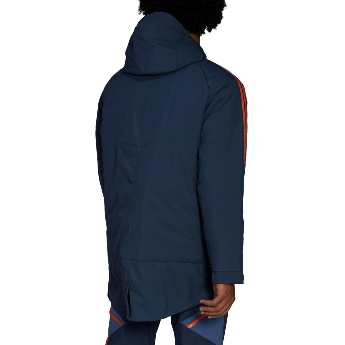 Manchester United bench parka training jacket 2022/23 blue - Adidas-2