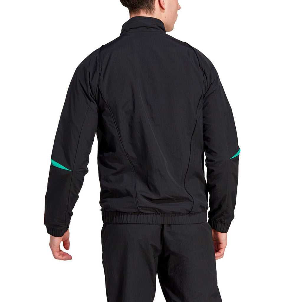 Manchester United black training presentation tracksuit 2023/24 - Adidas-2