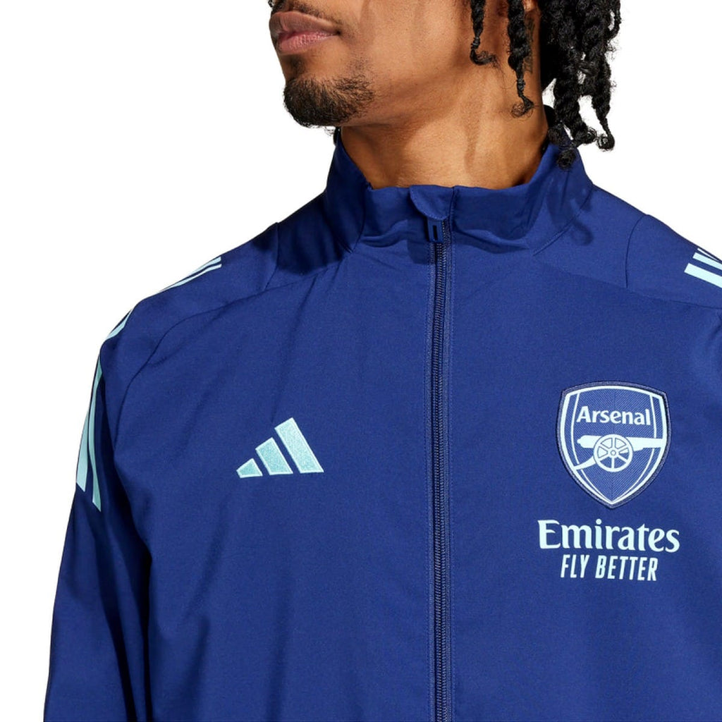Arsenal FC presentation soccer tracksuit 2024/25 navy blue - Adidas-3