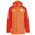 Bayern Munich soccer light red parka down jacket 2024 - Adidas-0