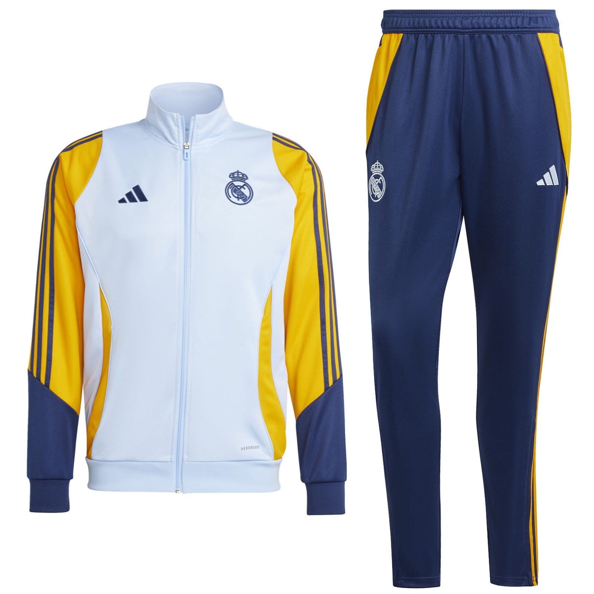 Real Madrid training bench Soccer tracksuit 2024/25 - Adidas-0