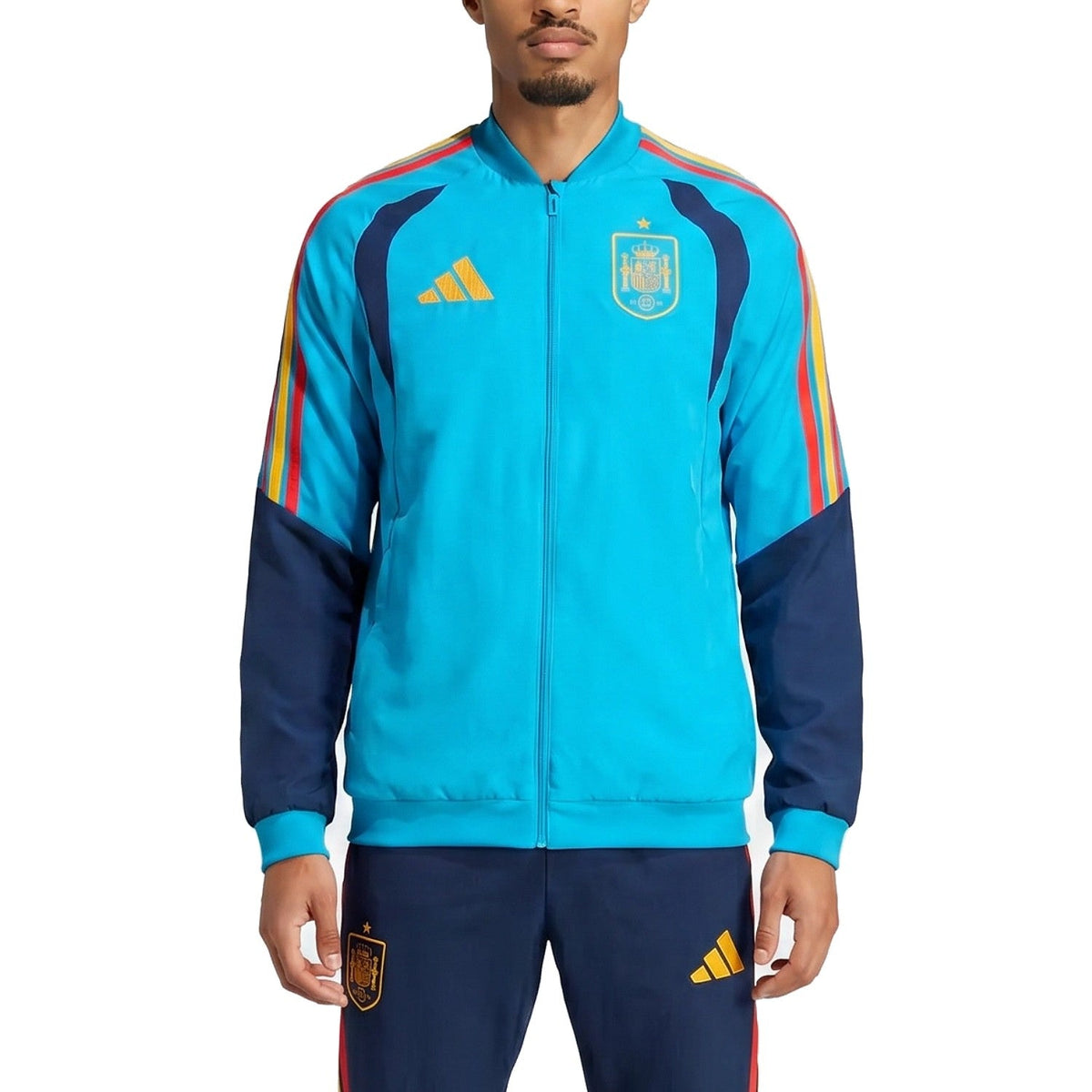 Spain training presentation soccer tracksuit 2026/27 - Adidas-0