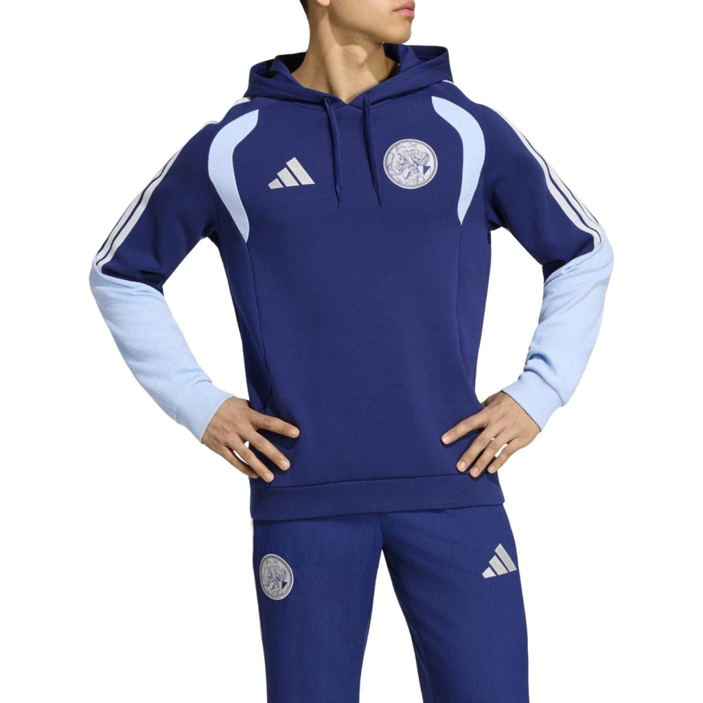 Ajax navy hooded training technical soccer tracksuit 2026/27 - Adidas-0