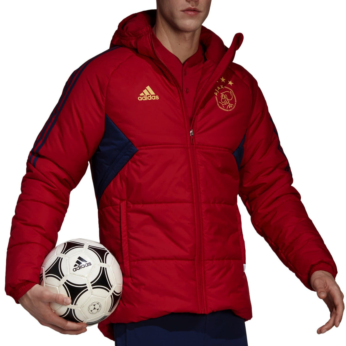 Ajax Amsterdam winter training bench jacket 2022/23 - Adidas-4