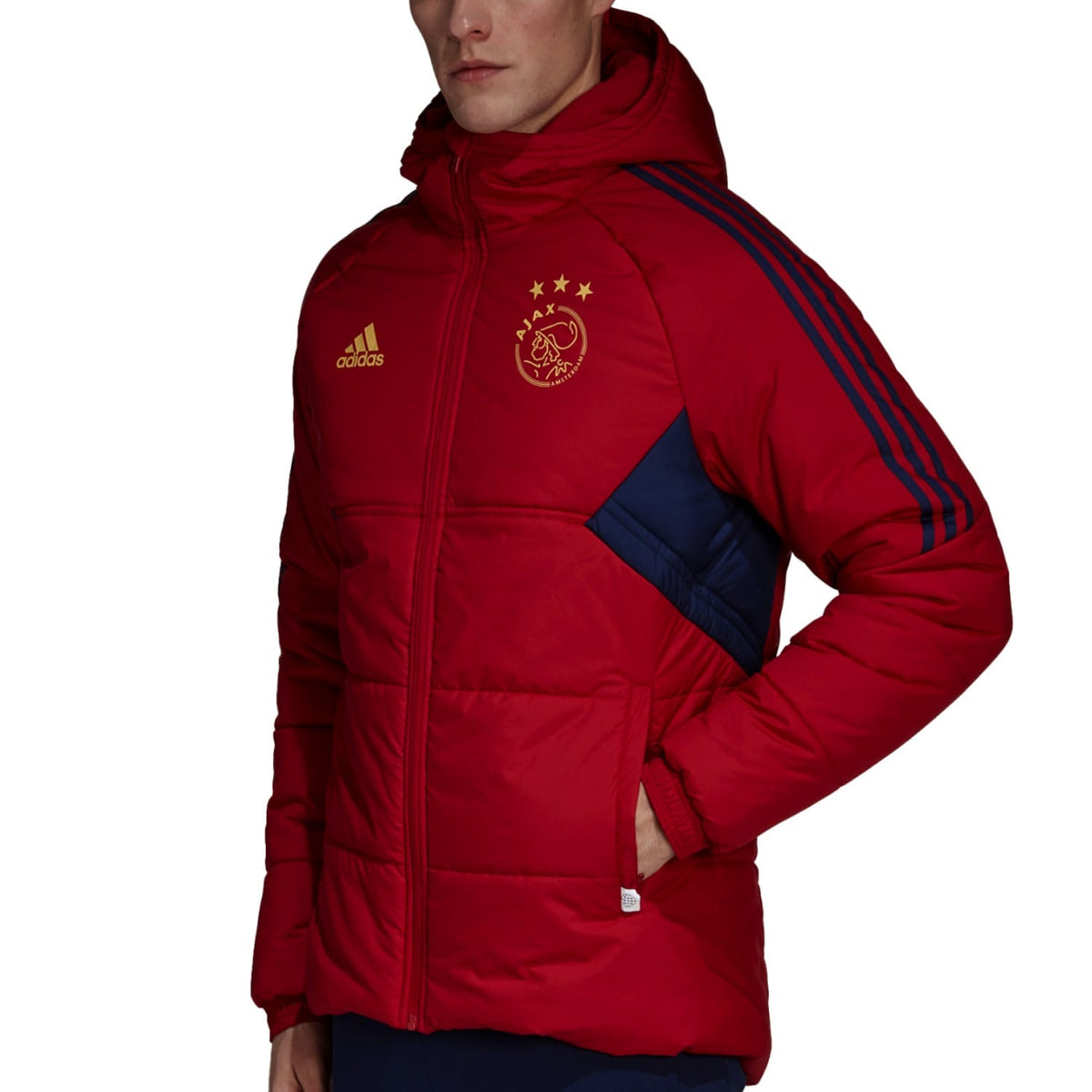 Ajax Amsterdam winter training bench jacket 2022/23 - Adidas-1