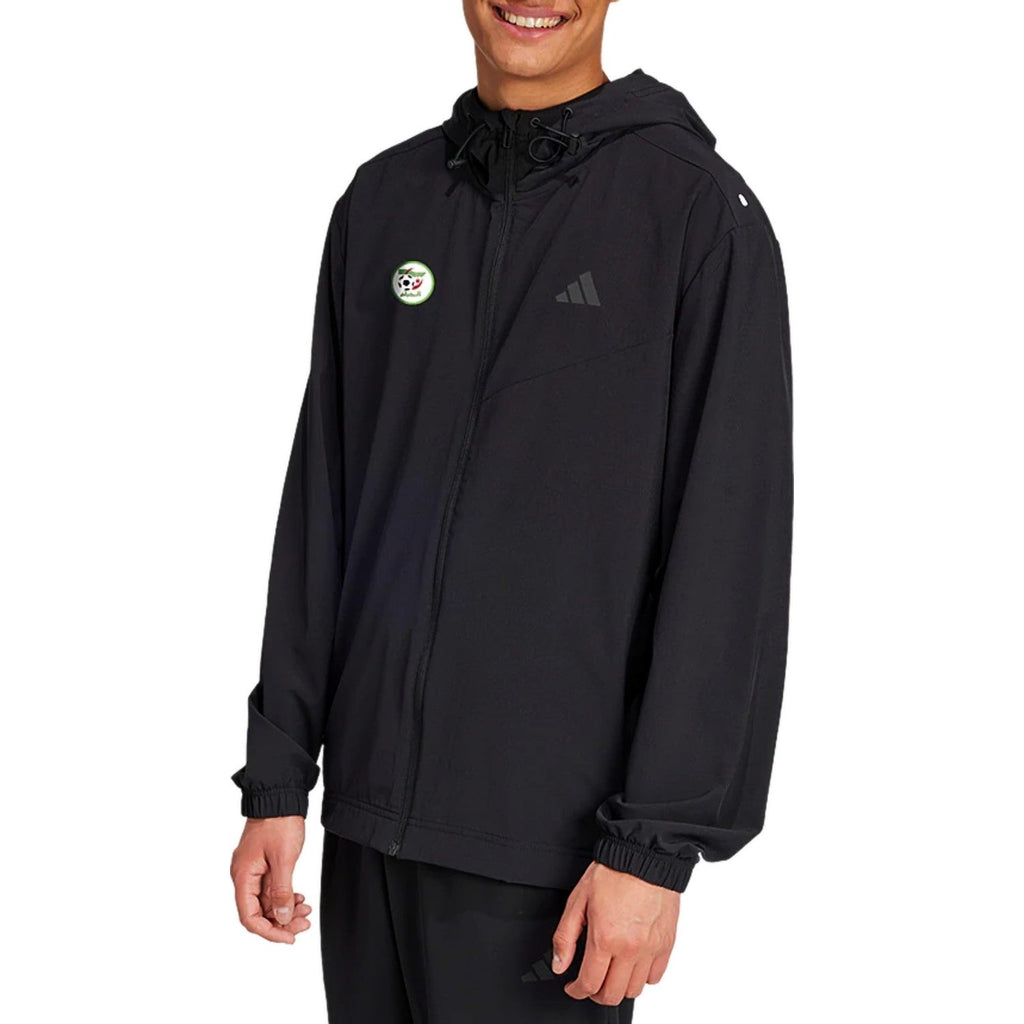 Algeria black training presentation soccer tracksuit 2024/25 - Adidas-0