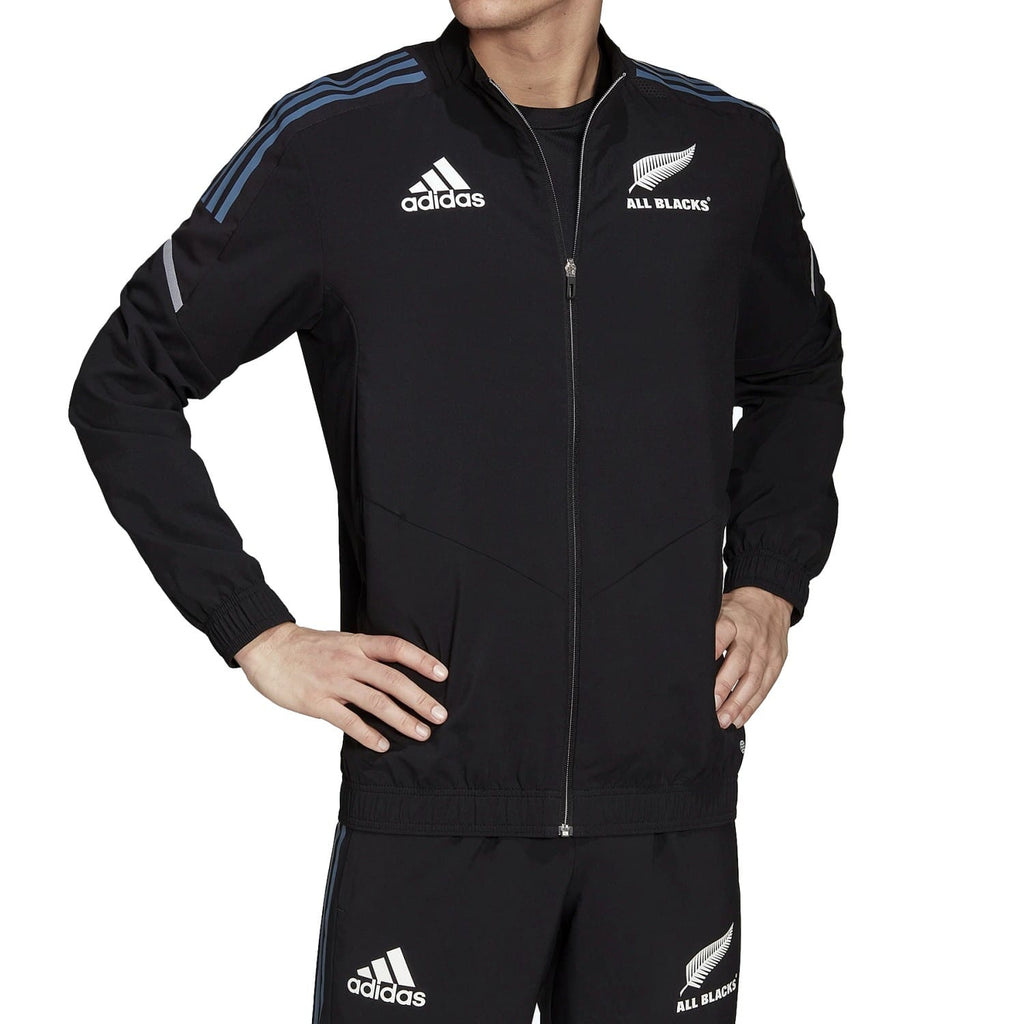 All Blacks black training presentation tracksuit 2022/23 - Adidas-1