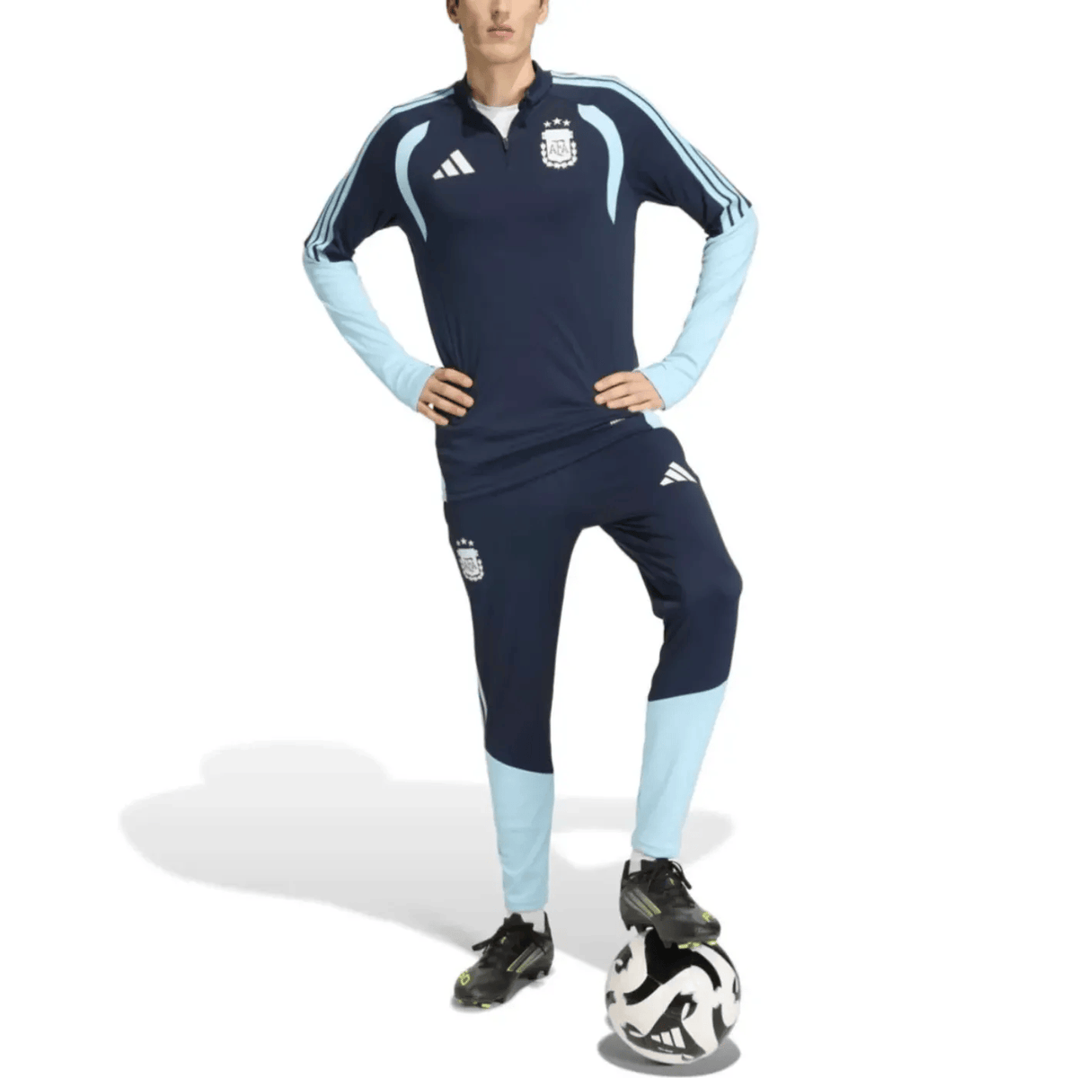 Argentina navy blue training technical tracksuit 2026/27 - Adidas-3
