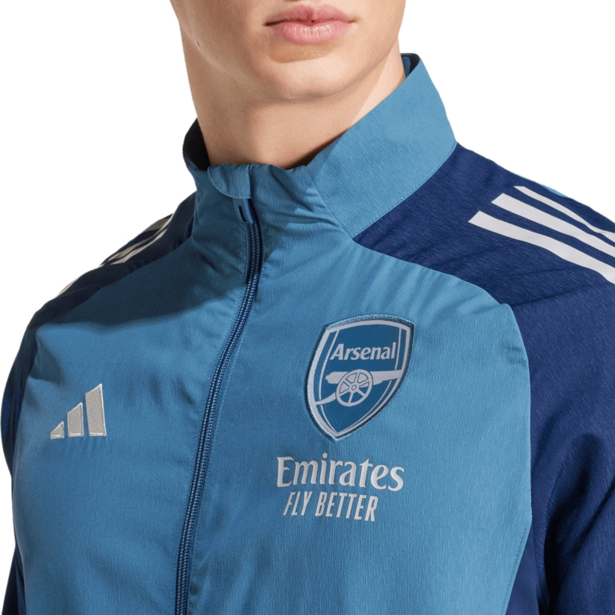 Arsenal blue presentation Soccer tracksuit 2025/26 - Adidas-4