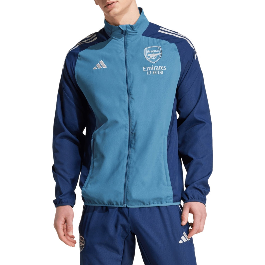 Arsenal blue presentation Soccer tracksuit 2025/26 - Adidas-0
