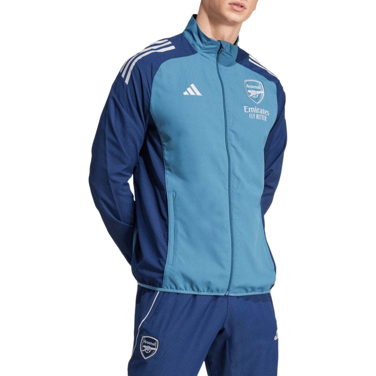 Arsenal blue presentation Soccer tracksuit 2025/26 - Adidas-2