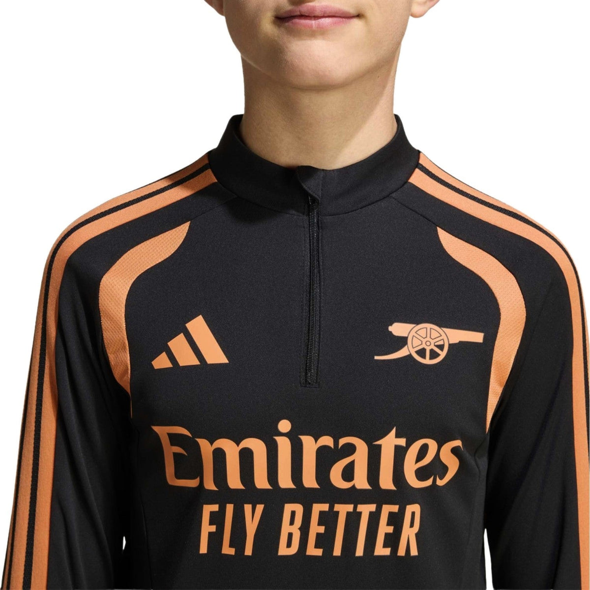 Kids - Arsenal black Training Technical Soccer Tracksuit 2026/27 - Adidas-2