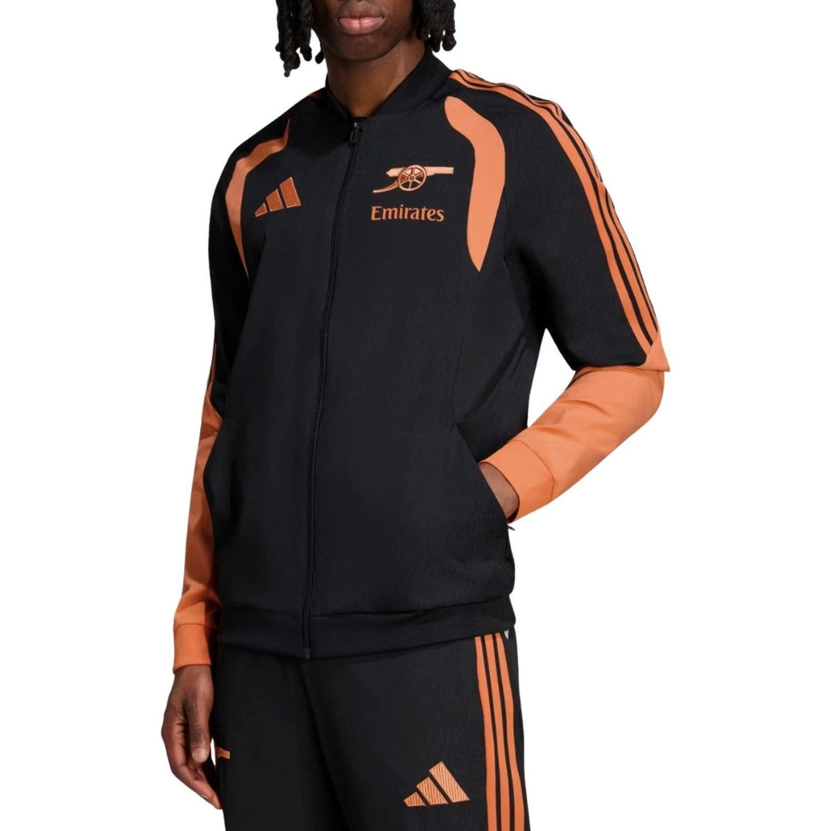 Arsenal black presentation Soccer tracksuit 2026/27 - Adidas-0