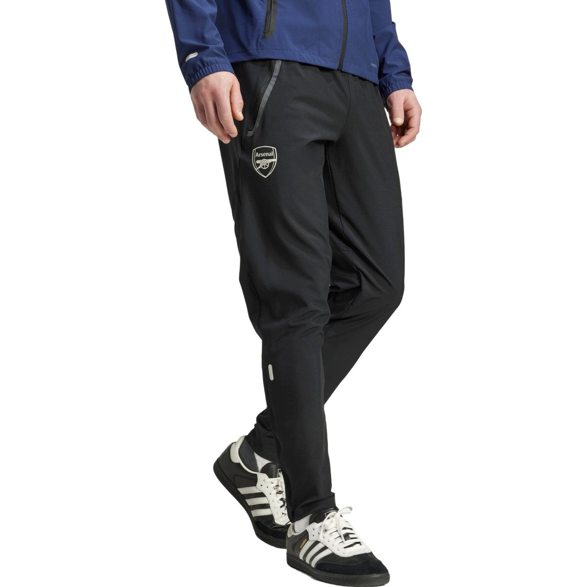 Arsenal FC blue Tech presentation soccer tracksuit 2026 - Adidas-2