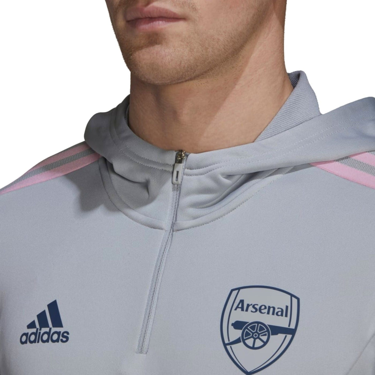 Arsenal FC hooded training technical soccer tracksuit 2022/23 - Adidas-4