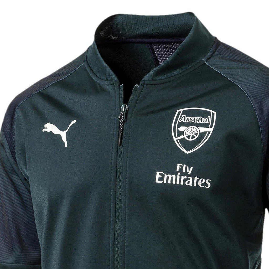 Arsenal soccer pine green Pro presentation tracksuit 2019 - Puma-3