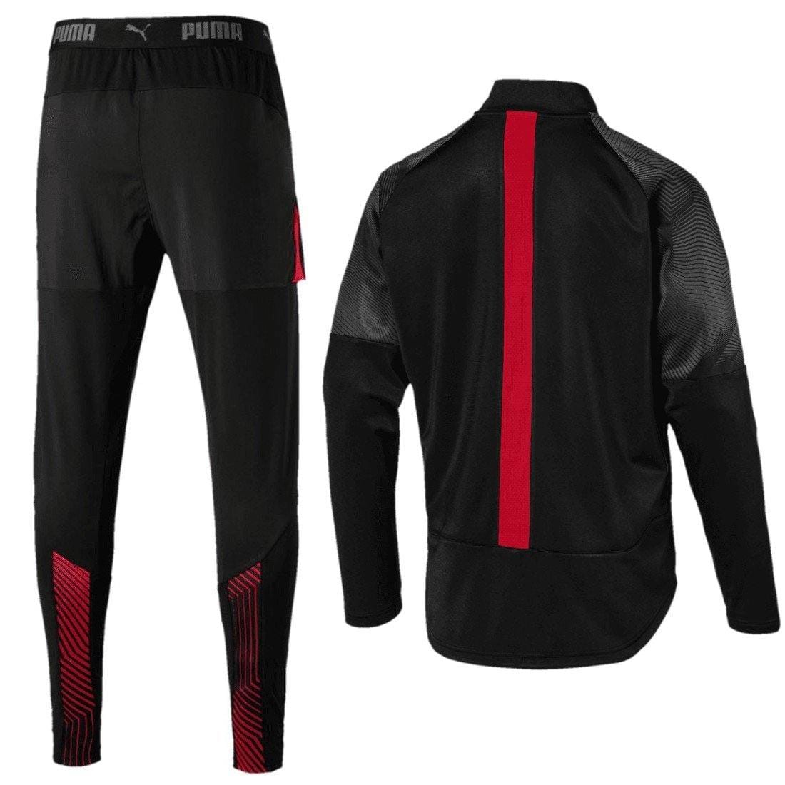 Arsenal soccer Pro black presentation tracksuit 2019 - Puma-1