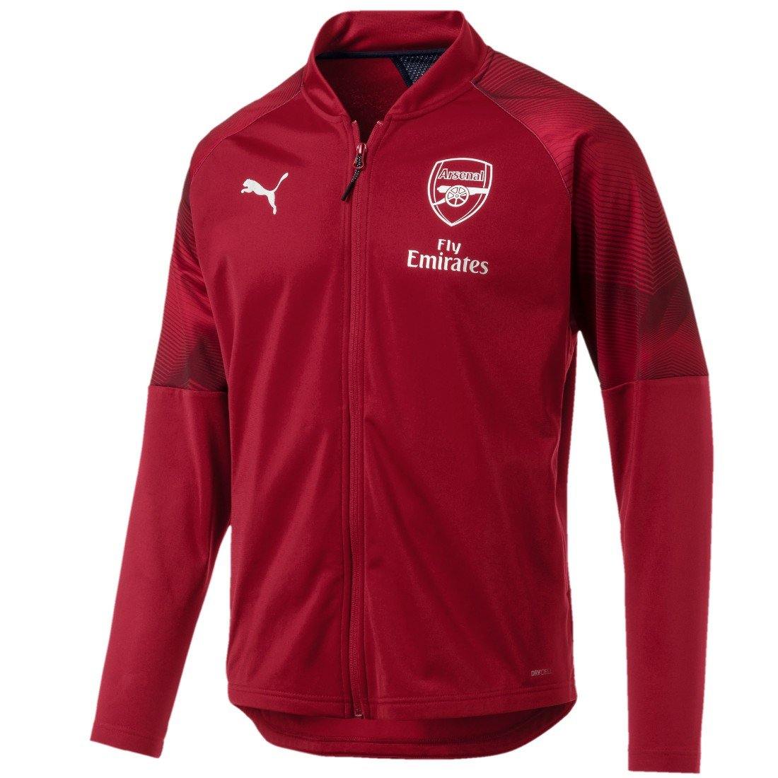 Arsenal soccer red/navy Pro presentation tracksuit 2019 - Puma-2