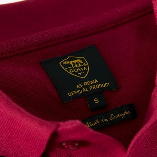 AS Roma Polo Jersey Heritage Collection Retro Style - Copa - Red-3