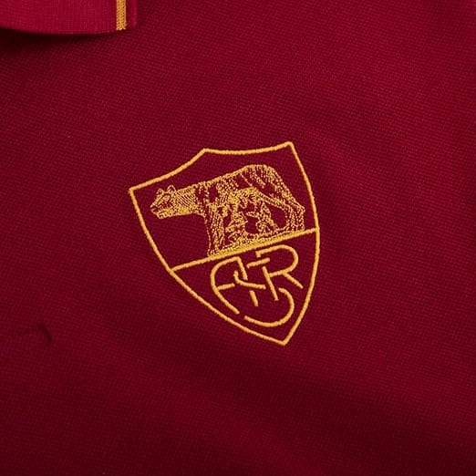 AS Roma Polo Jersey Heritage Collection Retro Style - Copa - Red-1