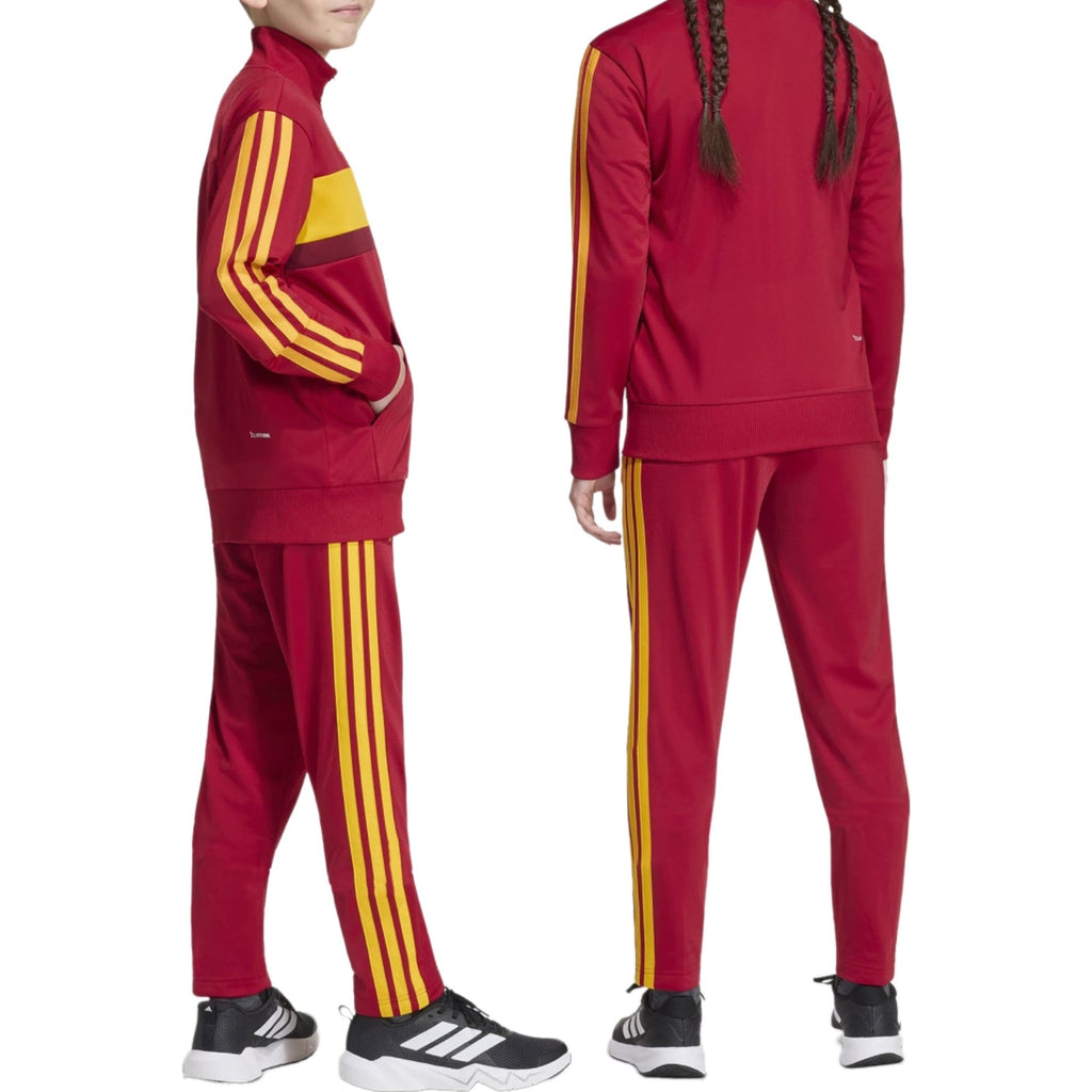 Kids - AS Roma fanwear training presentation tracksuit 2026/27 - Adidas-1