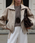Short Loose Jacket Coat Women-0