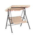 Dondolo da giardino beige