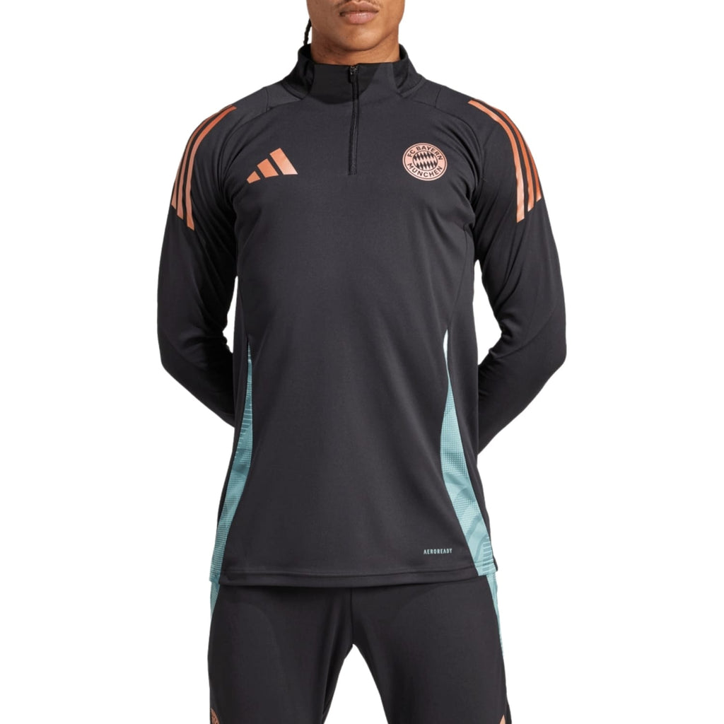 Bayern Munich black training technical Soccer tracksuit 2025 - Adidas-0